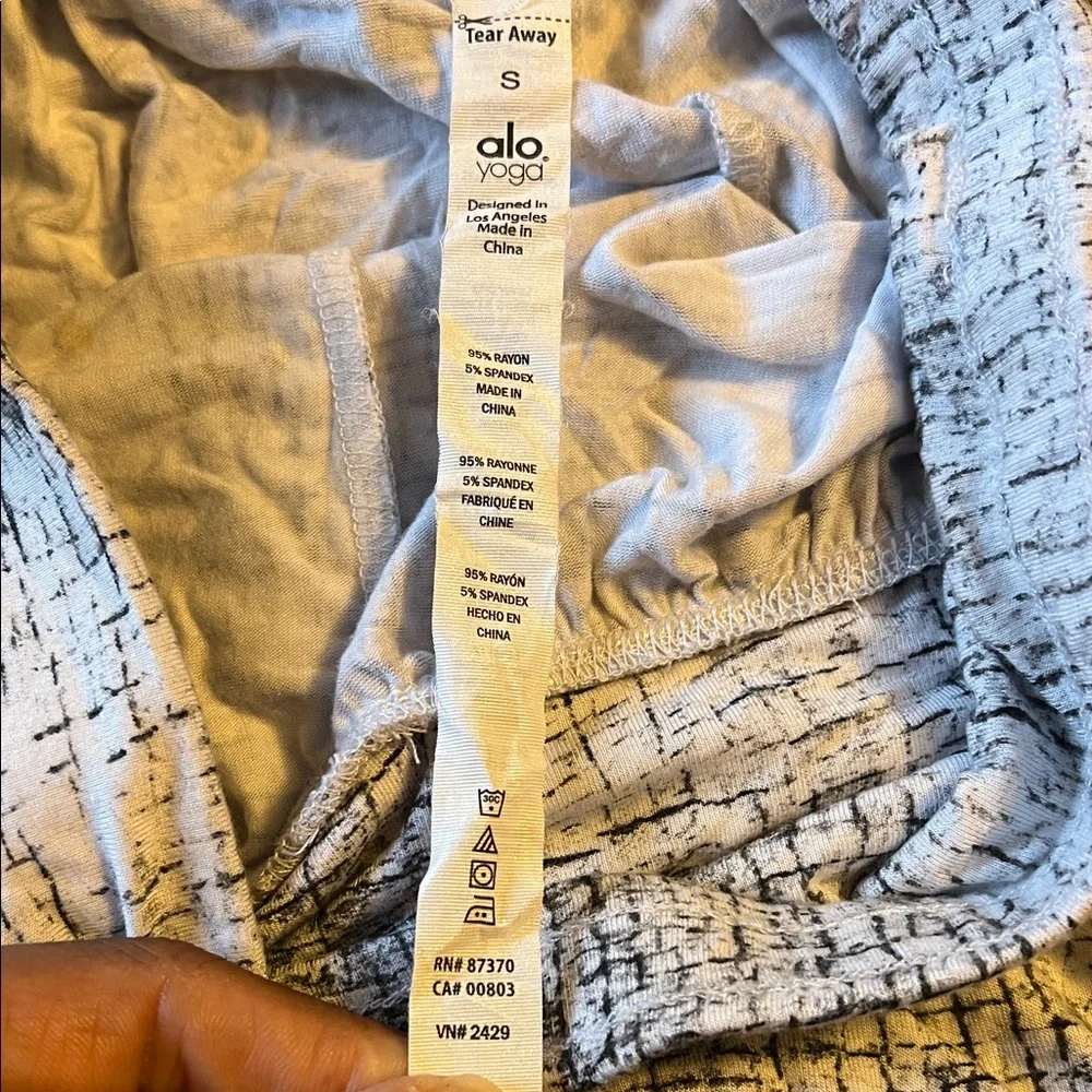 ALO Yoga Intention High Waisted Flowy Side Slit Joggers Size S EUC Athleisure